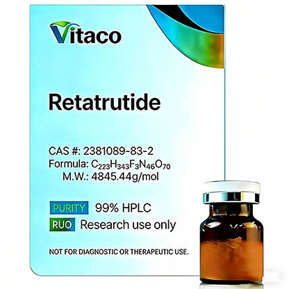 Retatrutide lyophilized powder(5mg/10mg/30mg/50mg/60mg)